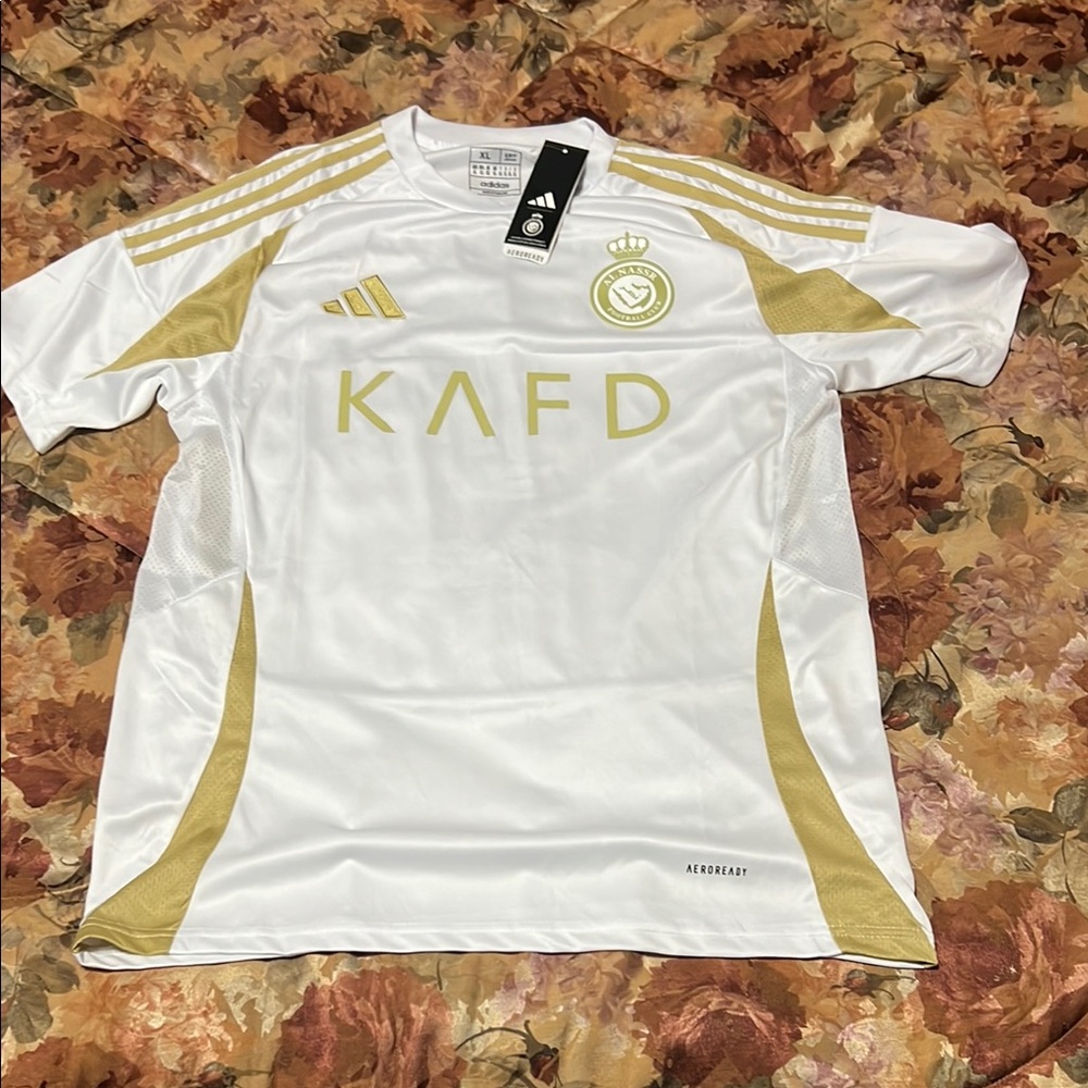 AL NASSR Ronaldo Adidas Jersey Brand new with tags.